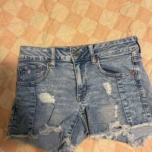 Denim Distressed Women's Shorts